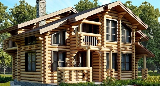 Строительство домов из дерева 