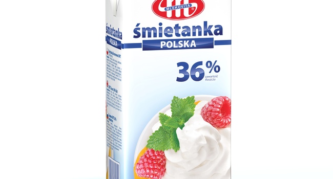 Натуральное молоко УВЧ и натуральные сливки 1 л из Польшы